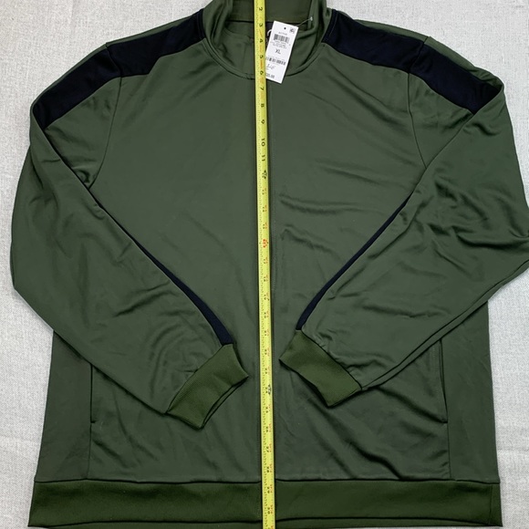 ID Ideology Men’s Regular Fit Knit Jacket Dark Green XL - Picture 5 of 8